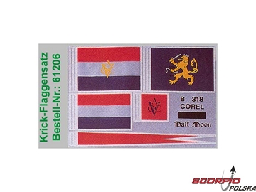 Krick Zestaw flag Half Moon / KR-61206