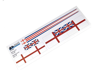 AMATI zestaw flag Wielkiej Brytanii Vanguard 1:72 / KR-61230