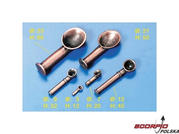 Krick Wlot powietrza polerowany metal 45mm (4) / KR-61783