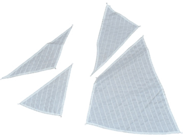 Vanguard Models Zestaw żagli HM Cutter Alert 1777 / KR-62092
