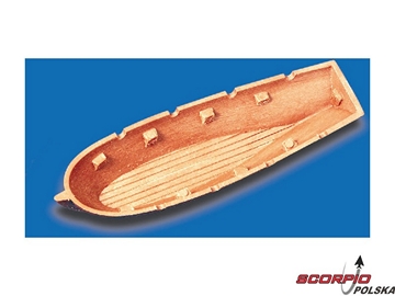 Krick Łódź wiosłowa plastikowa 100mm (2) / KR-62173
