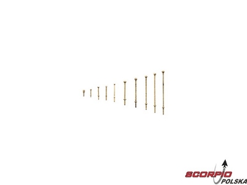 Krick Słupki balustrady 40mm 1x otwór (10) / KR-63039