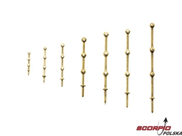 Krick Słupki balustrady 25mm 3x otwór (10) / KR-63053