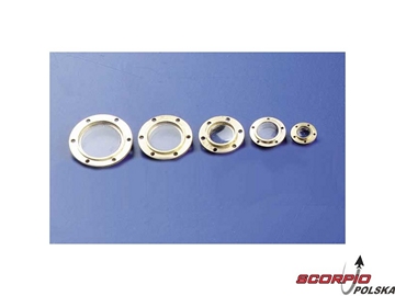 Krick Okno okrągłe z ramą 6mm (10) / KR-63066