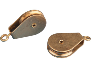 Krick Bloczek kompletny mosiądz 12mm (2) / KR-63084