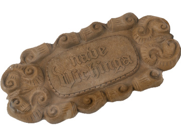 Krick Łodź Wikingów - etykieta plastikowa / KR-64387