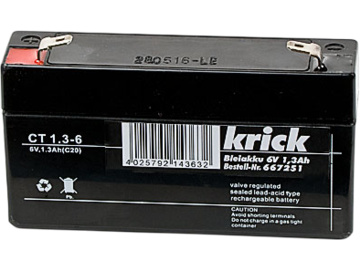 Krick Akumulator ołowiowy 6V 1.3Ah / KR-667251