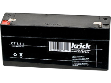 Krick Akumulator ołowiowy 6V 3.4Ah / KR-667253