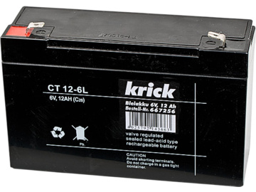 Krick Akumulator ołowiowy 6V 12Ah / KR-667256