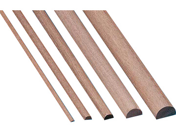 Krick Listwa orzech półokrągła 5x10mm 1m / KR-81659