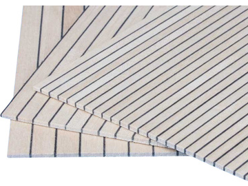 Krick Deska pokładowa plank grusza czarna 7/0,5 mm / KR-81887