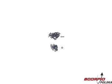 Krick Śruba z okiem + oczka 1.8x8mm (20) / KR-836750