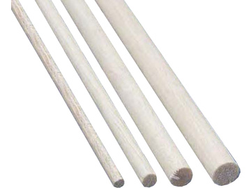 Krick Listwa okrągła balsa 4mm 1m (10) / KR-889203