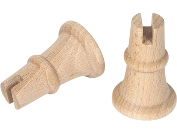 OCCRE Podpora modelu drewniana, okrągła śred. 40x57 mm (2) / KR-oc19131