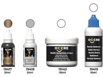 OCCRE Zestaw podkładu, bejcy antycznej, szpachlówki i lakieru / KR-oc90549