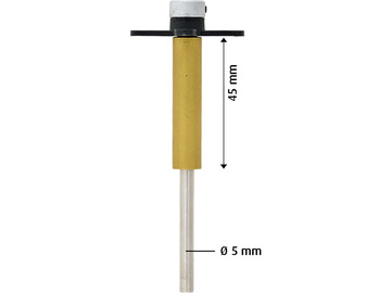 Raboesch mocowanie steru z wałem 5mm / KR-rb107-06