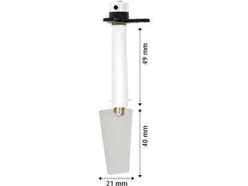 Raboesch ster kompletny metal 22x40mm / KR-rb107-30