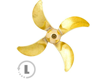 Raboesch śruba napędowa kl.158 60mm M5 4-łopaty lewa / KR-rb158-14a