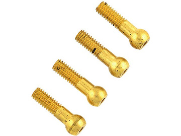 Raboesch nipel z kulką M4x17x6mm mosiądz (4) / KR-rb356-01