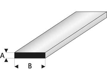 Raboesch profil ASA prostokątny 2x4.5x330mm (5) / KR-rb411-55-3