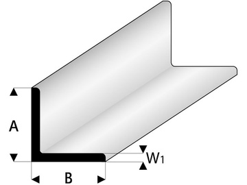 Raboesch profil ASA L 6x6x330mm (5) / KR-rb416-59-3