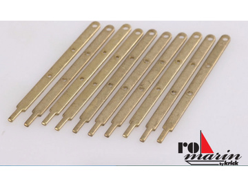 ROMARIN Poręcz balustrady płaska 40mm 3x otwór (10) / KR-ro1314