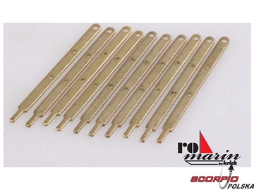 ROMARIN Słupek płaski 40mm 3 Dz. (10) / KR-ro1315