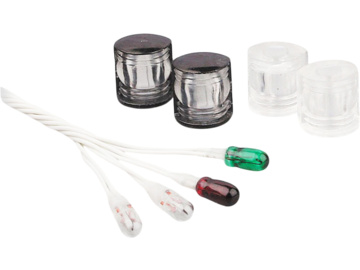ROMARIN Lampy pozycyjne do jachtu 6V komplet / KR-ro1592