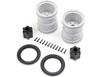 Losi koło 2.6", pierścień beadlock czarny (2): LMT 2.0 / LOS-1816