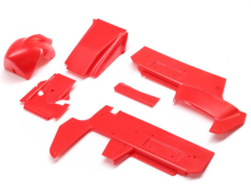 Losi panele karoserii czerwone: 22S Sprint Car / LOS-1891