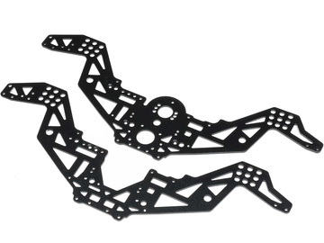 Losi podwozie V2 czarne: Mini LMT Megalodon / LOS-2052