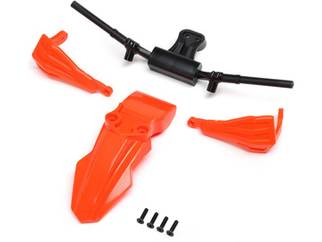 Losi błotnik, osłona rąk, kierownica , pomarańczowa: PM-SM Losi błotnik, osłona rąk, kierownica , pomarańczowa: PM-SM / LOS-2297