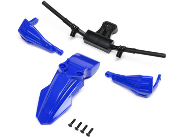 Losi błotnik, osłona rąk, kierownica, niebieska: PM-SM Losi błotnik, osłona rąk, kierownica, niebieska: PM-SM / LOS-2306