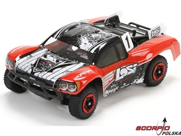 Losi Micro SCTE 1:24 4WD BL RTR czerwone Losi Micro SCTE 1:24 4WD BL RTR czerwone / LOS00001ICT1