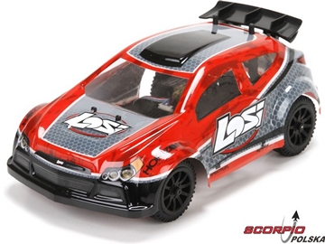 Losi Micro Rally-X 1:24 4WD RTR czerwone / LOS00002ICT1