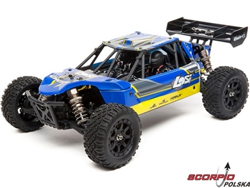 Losi Mini 8ight Desert Buggy 1:14 4WD niebieski Losi Mini 8ight Desert Buggy 1:14 4WD niebieski / LOS01009IT2