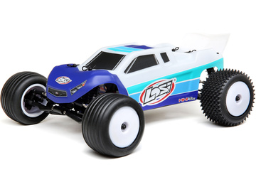 Losi Mini-T 2.0 Brushless 1:18 RTR niebiesko/biały Losi Mini-T 2.0 Brushless 1:18 RTR niebiesko/biały / LOS01019T2