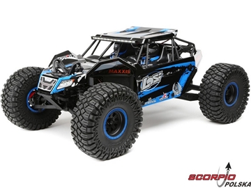Losi Rock Rey Rock Racer 1:10 4WD AVC RTR niebi Losi Rock Rey Rock Racer 1:10 4WD AVC RTR niebi / LOS03009T2
