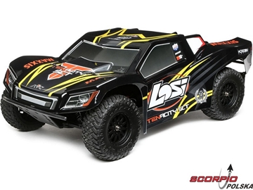 Losi Tenacity SCT 1:10 4WD AVC czarny/żółty Losi Tenacity SCT 1:10 4WD AVC czarny/żółty / LOS03010T1