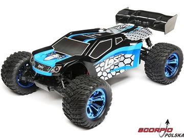 Losi Tenacity Truggy 1:10 4WD AVC niebiesko/czarny Losi Tenacity Truggy 1:10 4WD AVC niebiesko/czarny / LOS03011T2