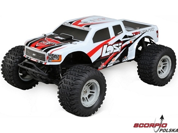 Losi Tenacity Monster Truck 1:10 4WD AVC biały / LOS03012T1