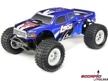 Losi Tenacity Monster Truck 1:10 4WD AVC niebieski Losi Tenacity Monster Truck 1:10 4WD AVC niebieski / LOS03012T2