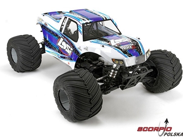 Losi Monster Truck XL 4WD 1:5 AVC RTR biały / LOS05009T2