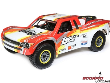 Losi Super Baja Rey Desert Truck 1:6 4WD BL RTR czerwony Losi Super Baja Rey Desert Truck 1:6 4WD BL RTR czerwony / LOS05013T2