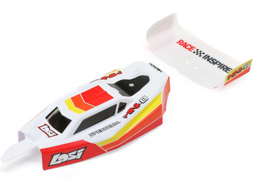 Losi karoseria, skrzydło czerwone: Mini-B BL Losi karoseria, skrzydło czerwone: Mini-B BL / LOS210024