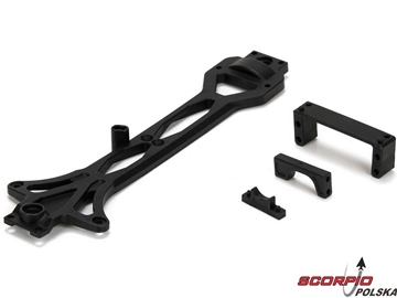 Mini 8 AVC: Górna płyta podwozia, wsporniki Mini 8 AVC: Górna płyta podwozia, wsporniki / LOS211006