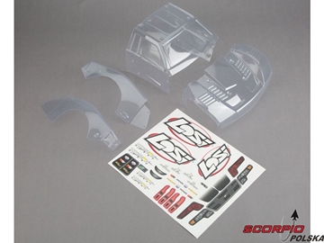Losi Baja Rey: Karoseria niemalowana / LOS230009