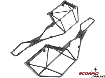 Losi Baja Rey: Klatka ochronna boczna lewa/prawa Losi Baja Rey: Klatka ochronna boczna lewa/prawa / LOS230010