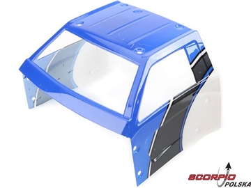 Losi Baja Rey: Część kabinowa niebieska Losi Baja Rey: Część kabinowa niebieska / LOS230024