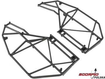 Losi Rock Rey: Klatka ochronna boczna P+L / LOS230027